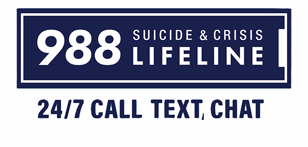 988 Suicide and Crisis Lifeline.