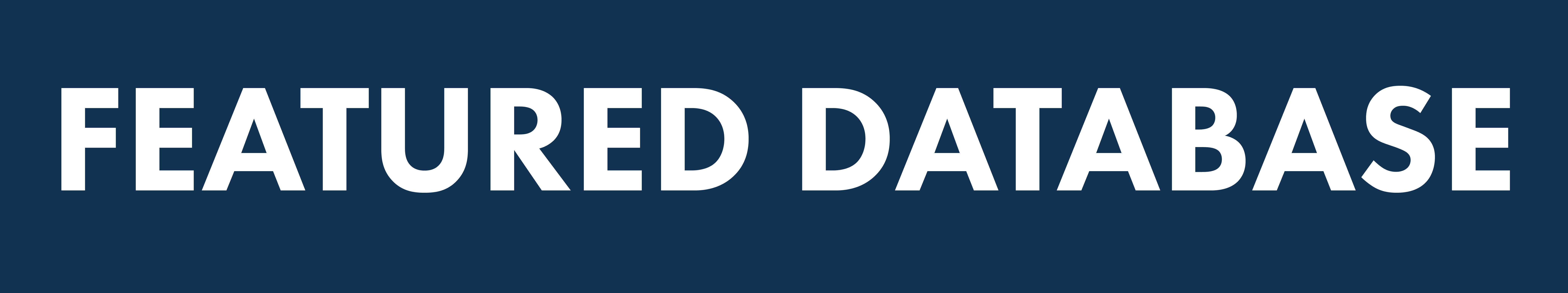 Featured Database