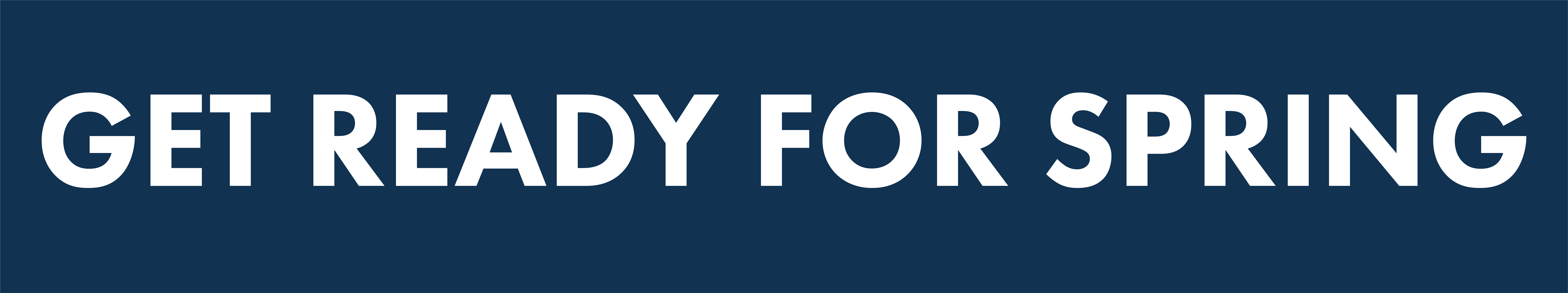 Get Ready for Spring