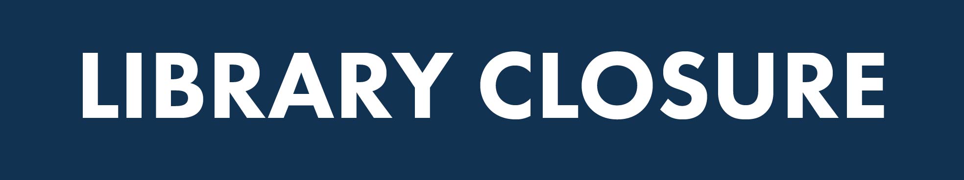 Library Closure