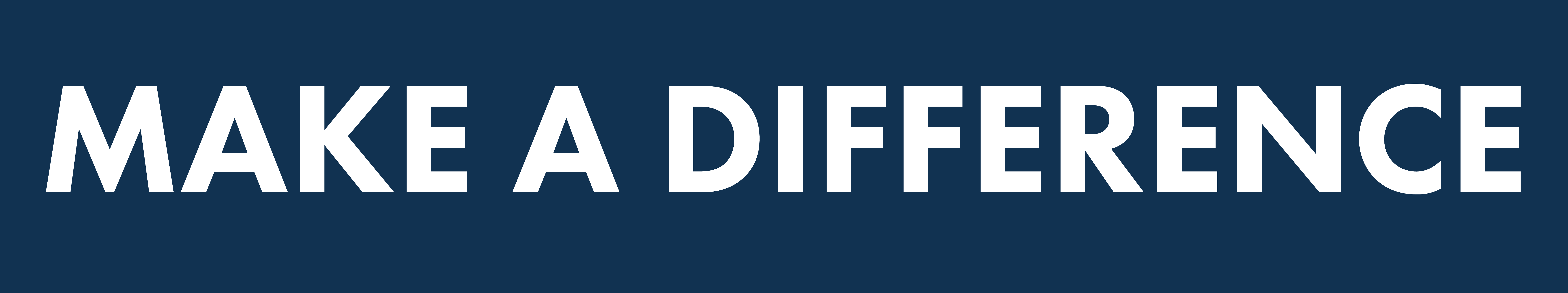 Make a Difference