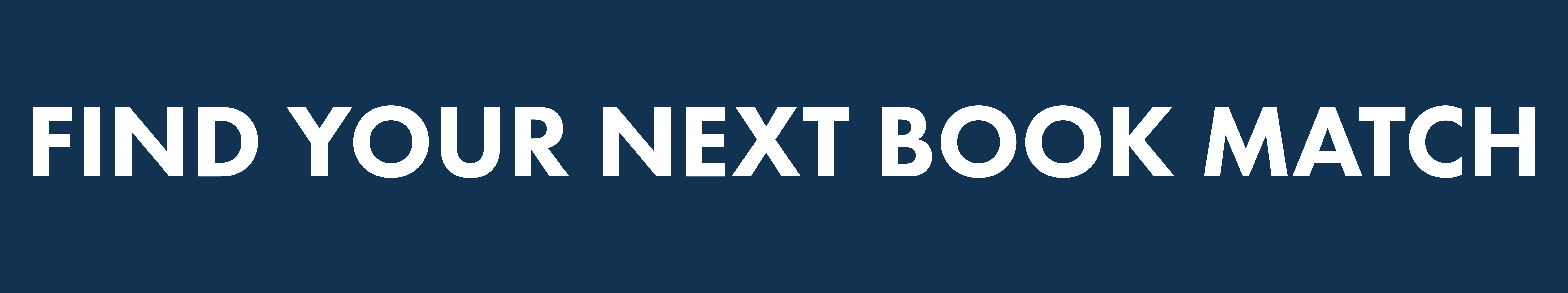 Find Your Next Book Match