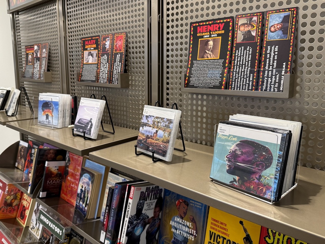 Black History Month display