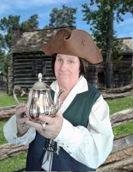Terry Lynch dressed as Paul Revere