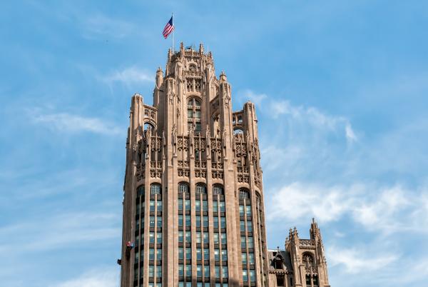 Tribune Tower in Chicago.