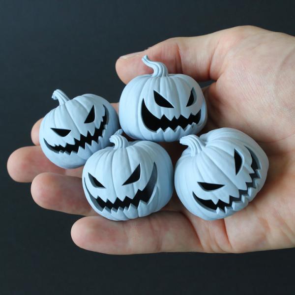 3D printed pumpkins