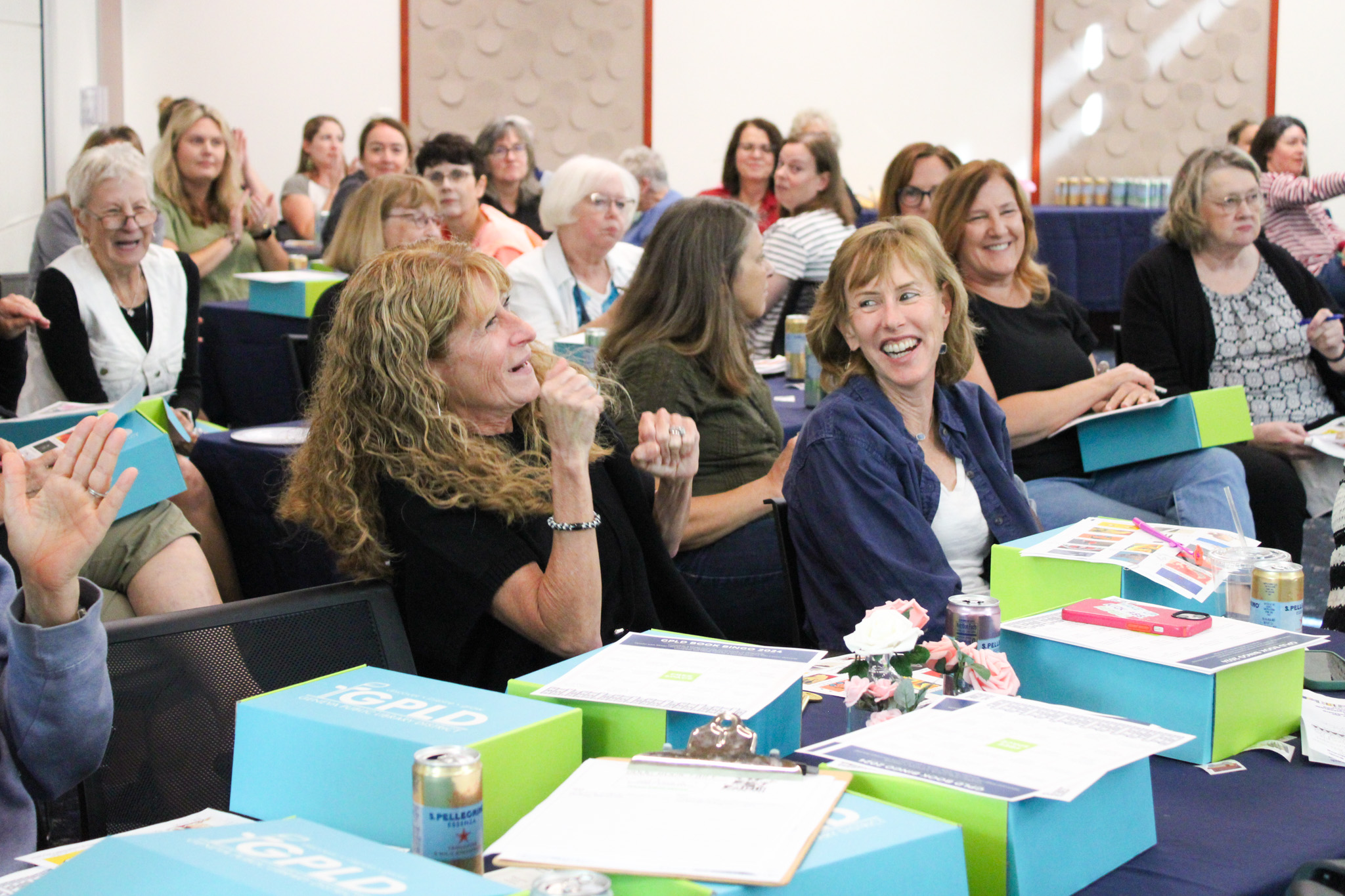 Women laughing