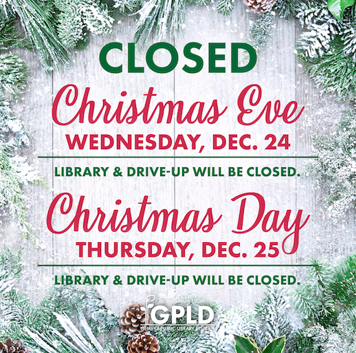 Christmas closure information