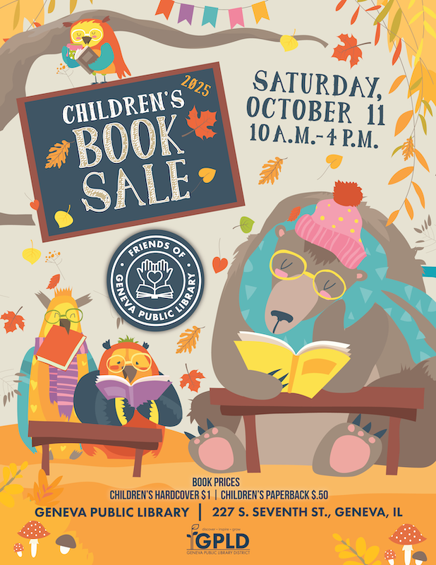 Fall Children's Book Sale poster