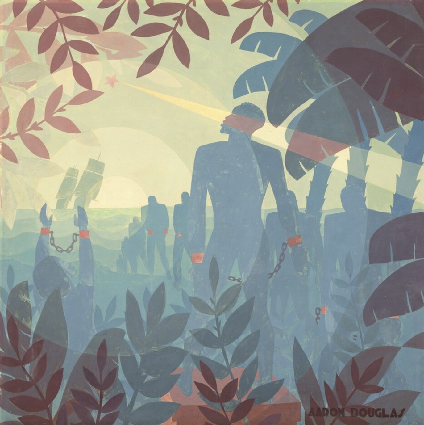 Painting by Aaron Douglas