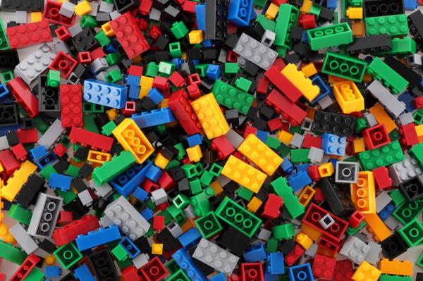 Collage of Legos