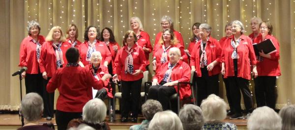 Misty River Music Makers performing at a concert.