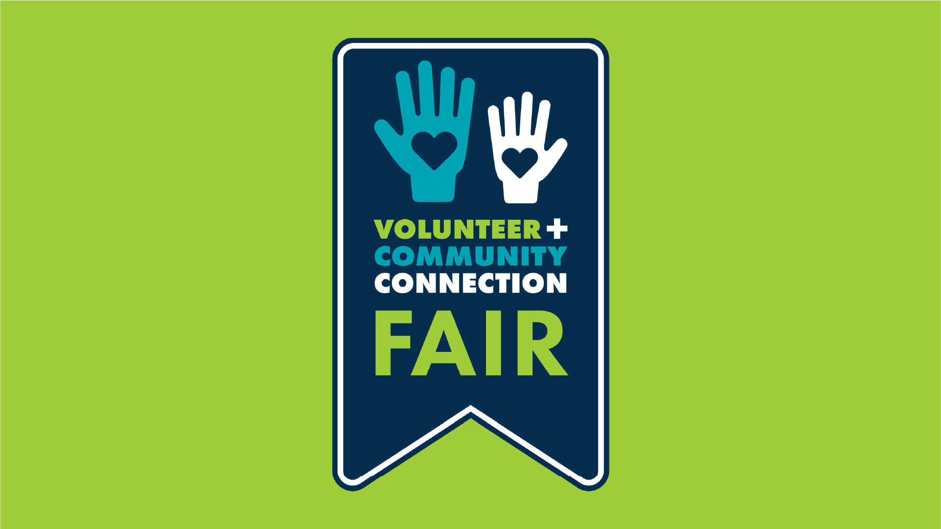 Volunteer and Community Connection Fair logo.