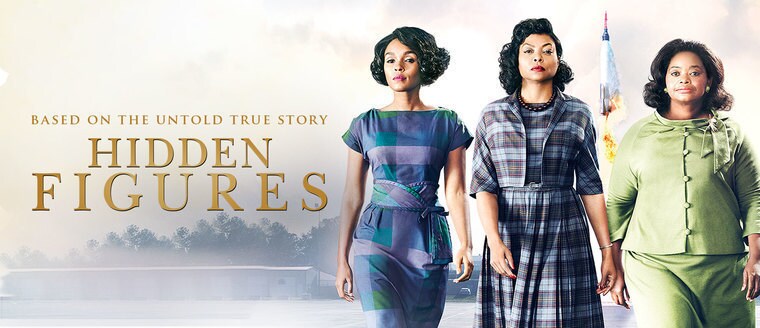 Hidden Figures movie banner