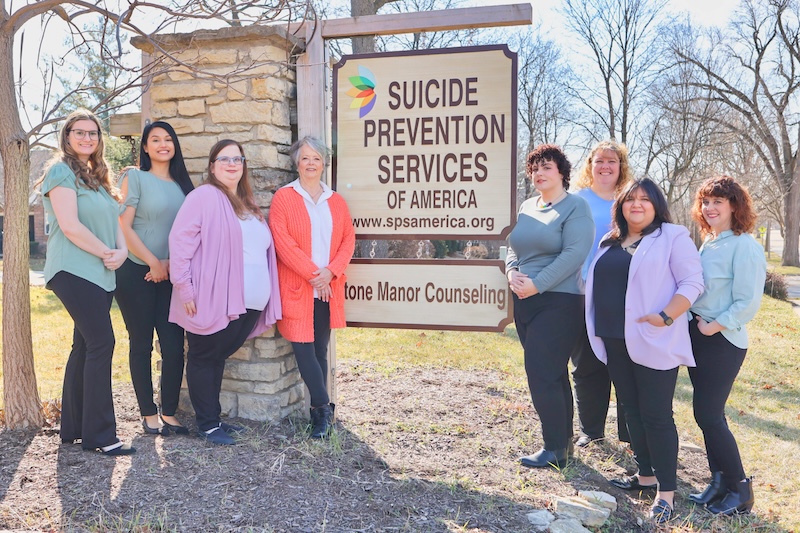 SSPS members standing in front of their 