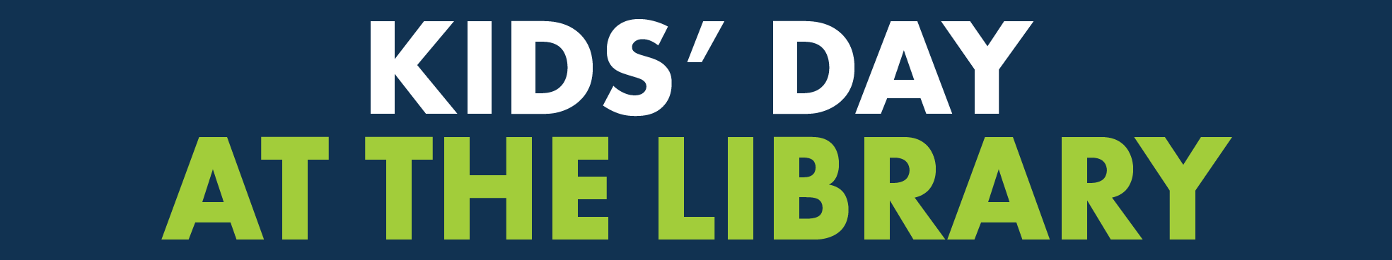 Kids' Day at the Libr