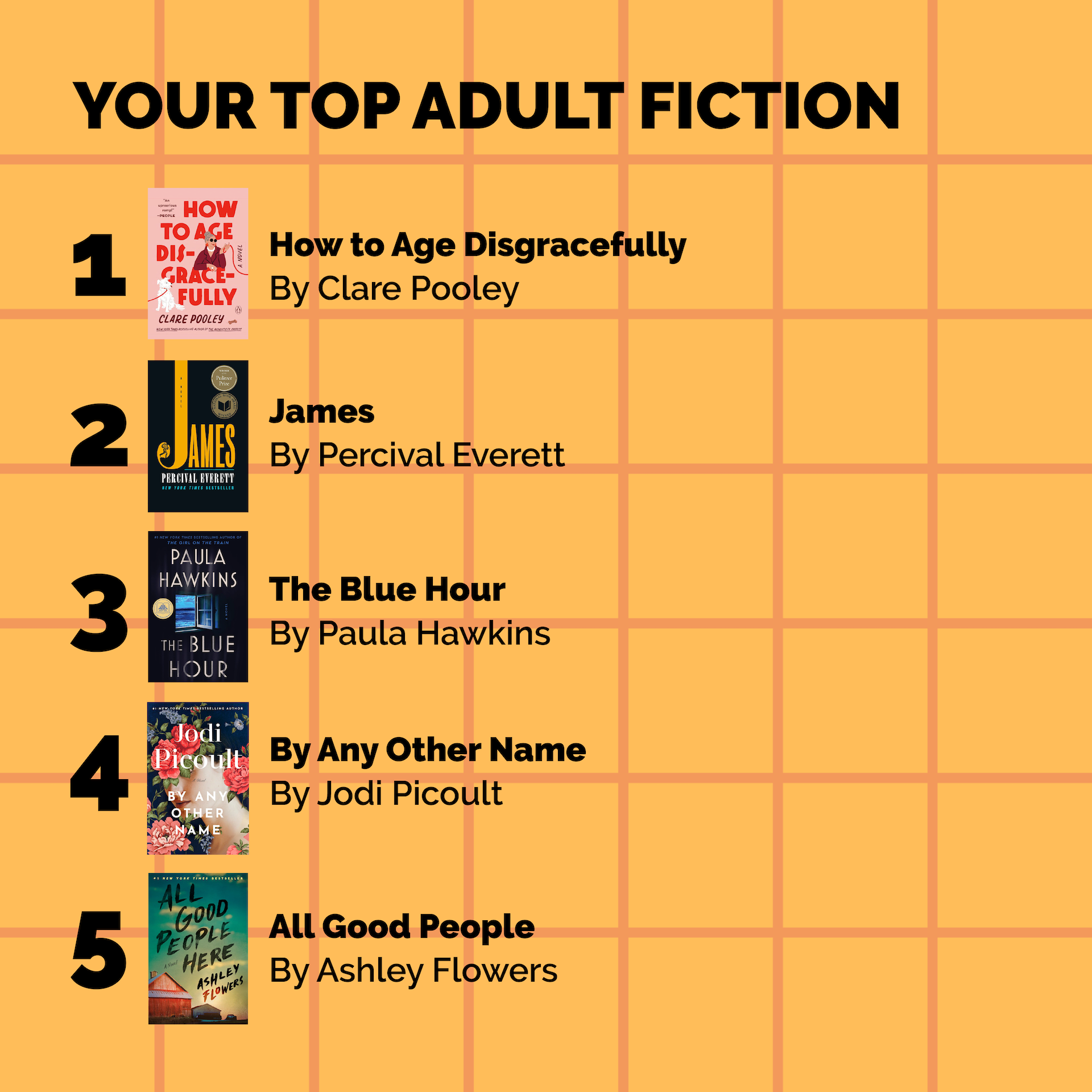 Your Top Adult Fiction